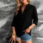 Casual Cotton And Linen Shirt