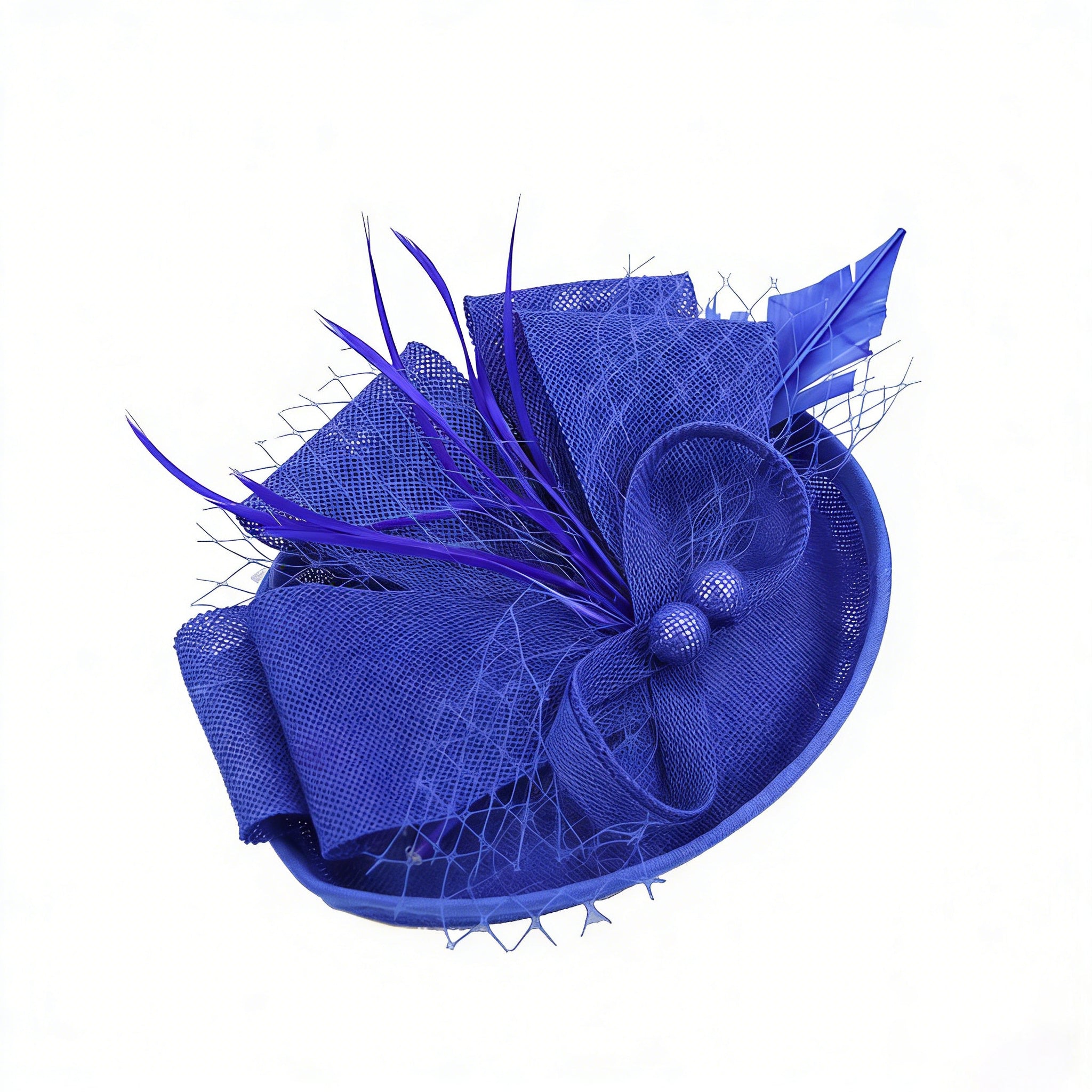 Retro Elegant Feather Headdress Horse Racing Festival Hat
