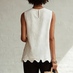 Elegant Minimalist Wavy Design Vest