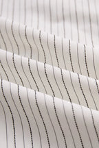 Striped Halter-Neck Knot Front Blouse