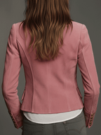Vintage Double-Breasted Suede Embroidery Jacket