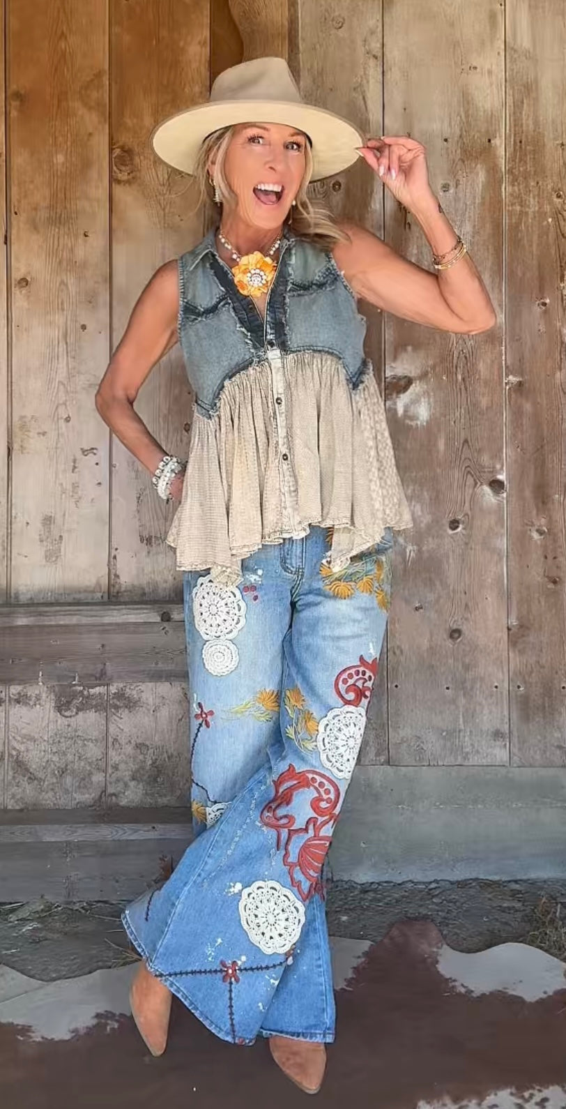 Vintage Garden Jeans