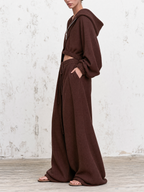 Soft Waffle Knit Fabric, Lightweight And Breathable, Delivers Cozy Relaxed Wearing Experience