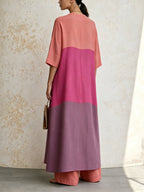 Color Block Tunic & Pants Set