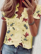 Long Sleeve Ruffled Shirt