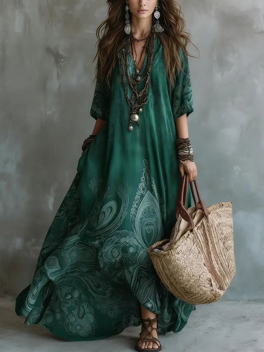 Women's Bohemian Ethnic Style Dress