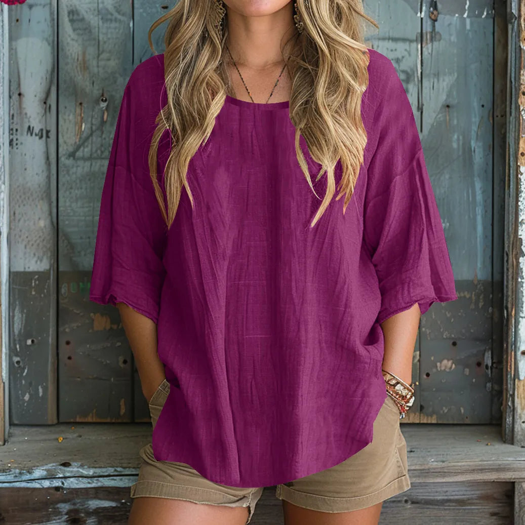 Vintage Elegant Art Linen T-shirt