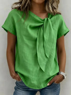 Casual Linen And Cotton Tops