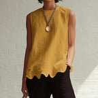 Elegant Minimalist Wavy Design Vest