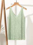 Stylish, Sparkling Rhinestone Knit Vest