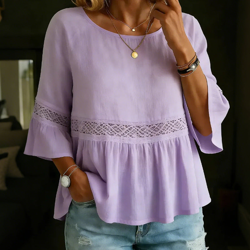Women's Casual Sleeveles Linen Blend Blouse