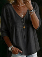 Casual Linen And Cotton Tops