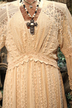 Lead Singer Taupe Maxi Dress