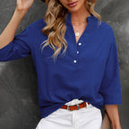 Casual Cotton And Linen Shirt
