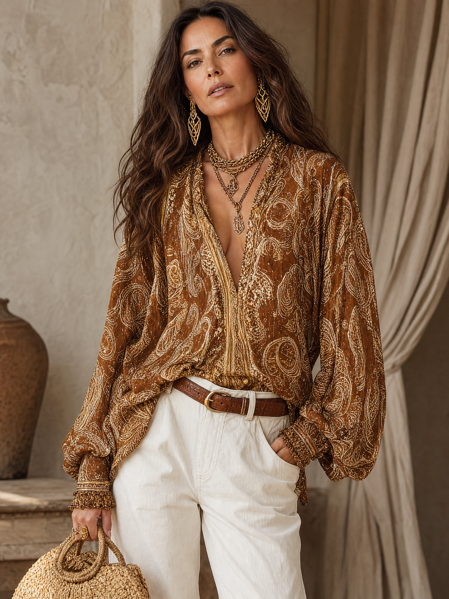 Bohemian Paisley Blouse