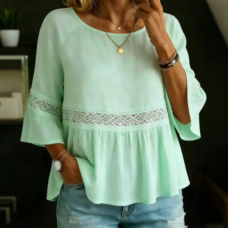 Women's Casual Sleeveles Linen Blend Blouse