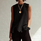 Elegant Minimalist Wavy Design Vest