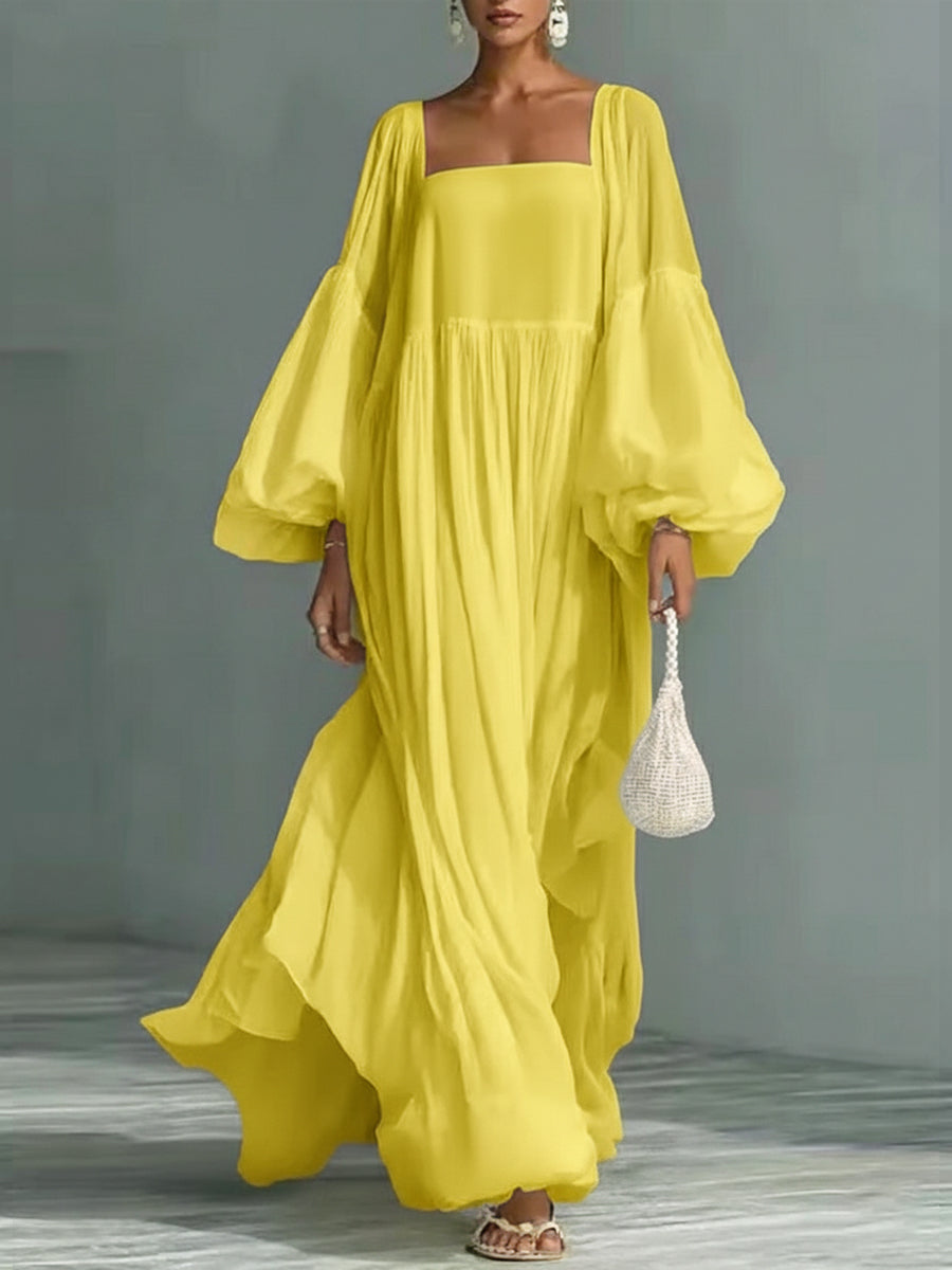 Loose Cozy And Flowy Maxi Dress