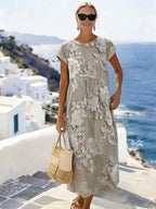 Women'S Casual Printed Dress