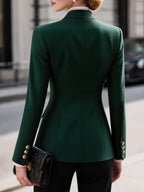 Double-Breasted Sculpted Blazer