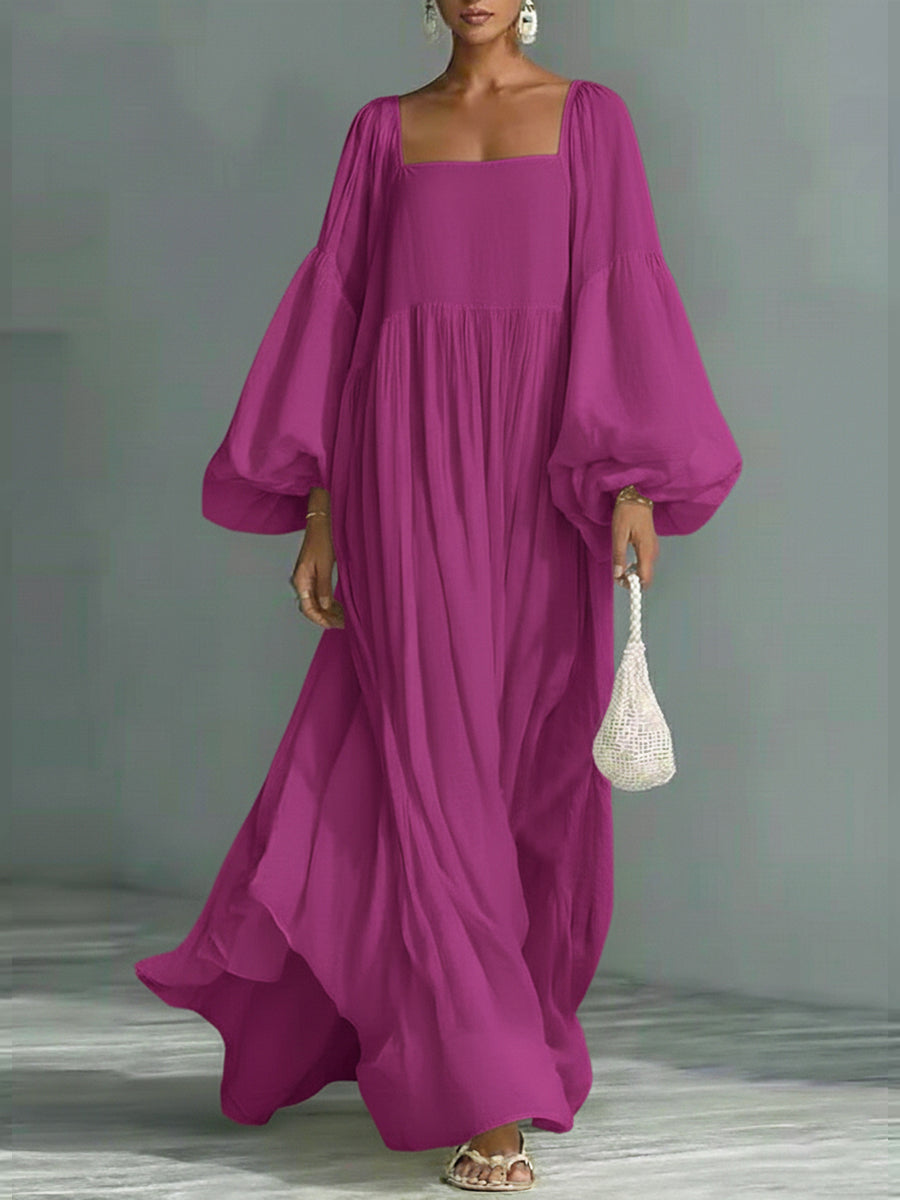 Loose Cozy And Flowy Maxi Dress