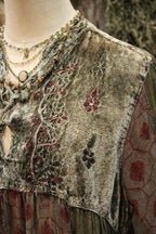 Polished Patchwork Gravel Dress