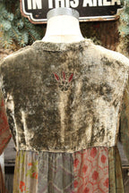 Polished Patchwork Gravel Dress