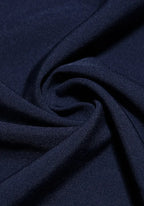 Bustier A Line Midi Dress Navy Blue