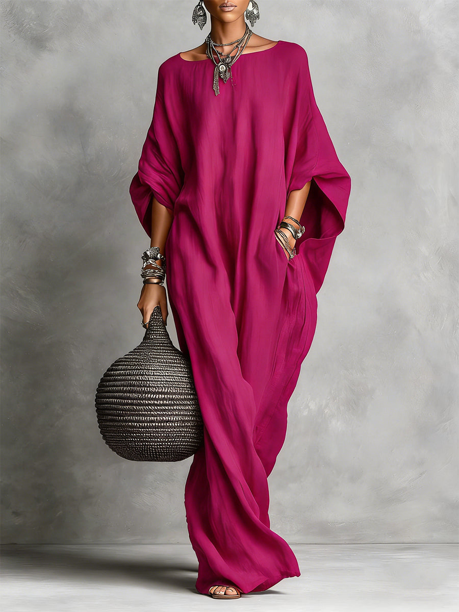 🔥 Limited Time Sale – 55% OFF Minimalist Casual Sleeveless Cotton And Linen Long Dress