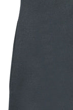 Women's Plain Pocket Round Neck Curved Hem Jersey Tee Dress Style