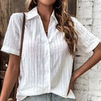 Casual Cotton And Linen Shirt