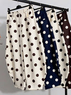 Stylish & Casual Polka-dot Lantern Trousers