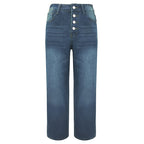 Loose Leisure Slimming Straight Jeans