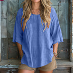 Vintage Elegant Art Linen T-shirt