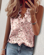 Long Sleeve Ruffled Shirt
