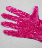 Long Sleeve Velvet Jumpsuit Hot Pink