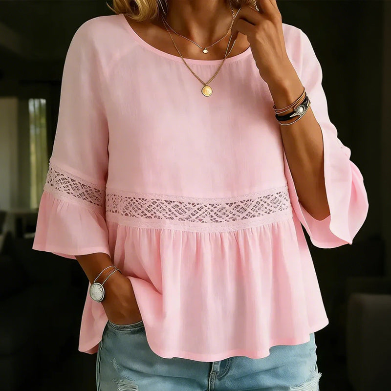 Women's Casual Sleeveles Linen Blend Blouse