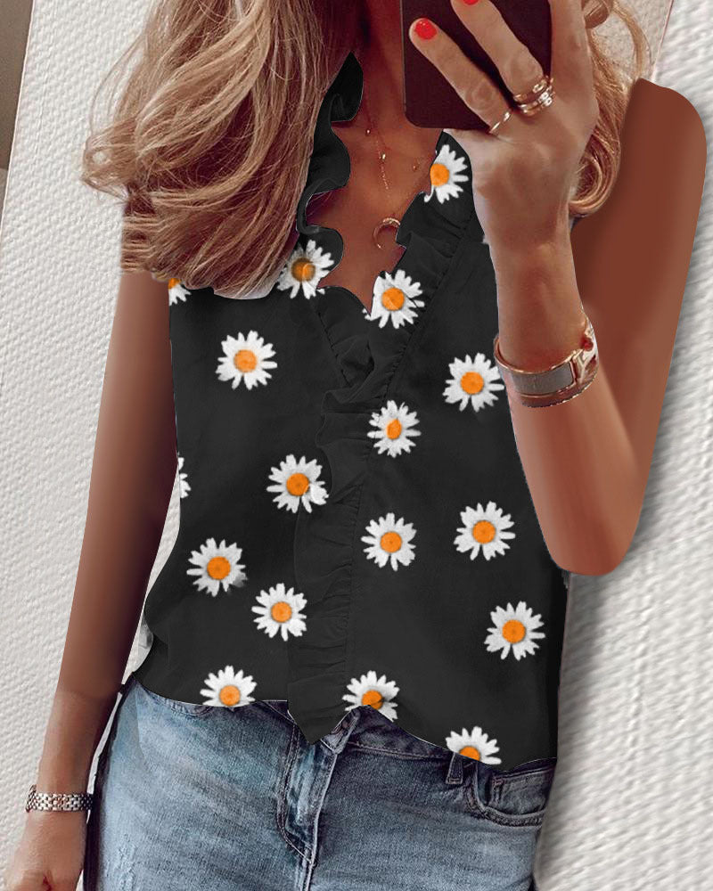 Long Sleeve Ruffled Shirt