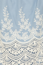 Kallima Lace Floral Cutout Mini Dress
