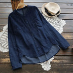 Vintage Button Down Long Sleeve Comfy Shirt