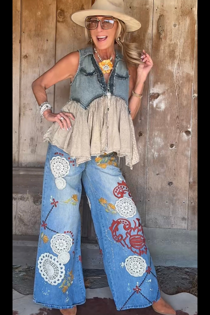 Vintage Garden Jeans