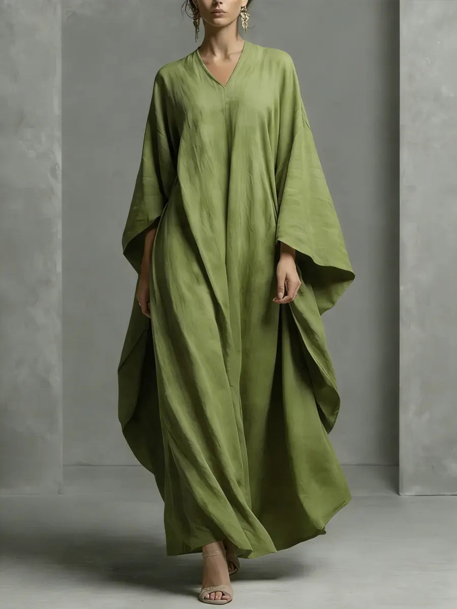 Women's Simple Loose Cotton-linen Dress