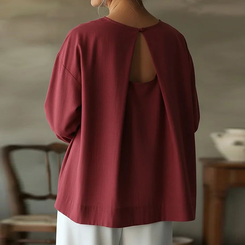 Women's Casual Shirt Linen Blend Tops