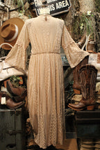 Lead Singer Taupe Maxi Dress