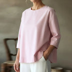 Women's Casual Shirt Linen Blend Tops
