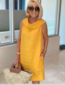 Summer Ruffle Collar Dress