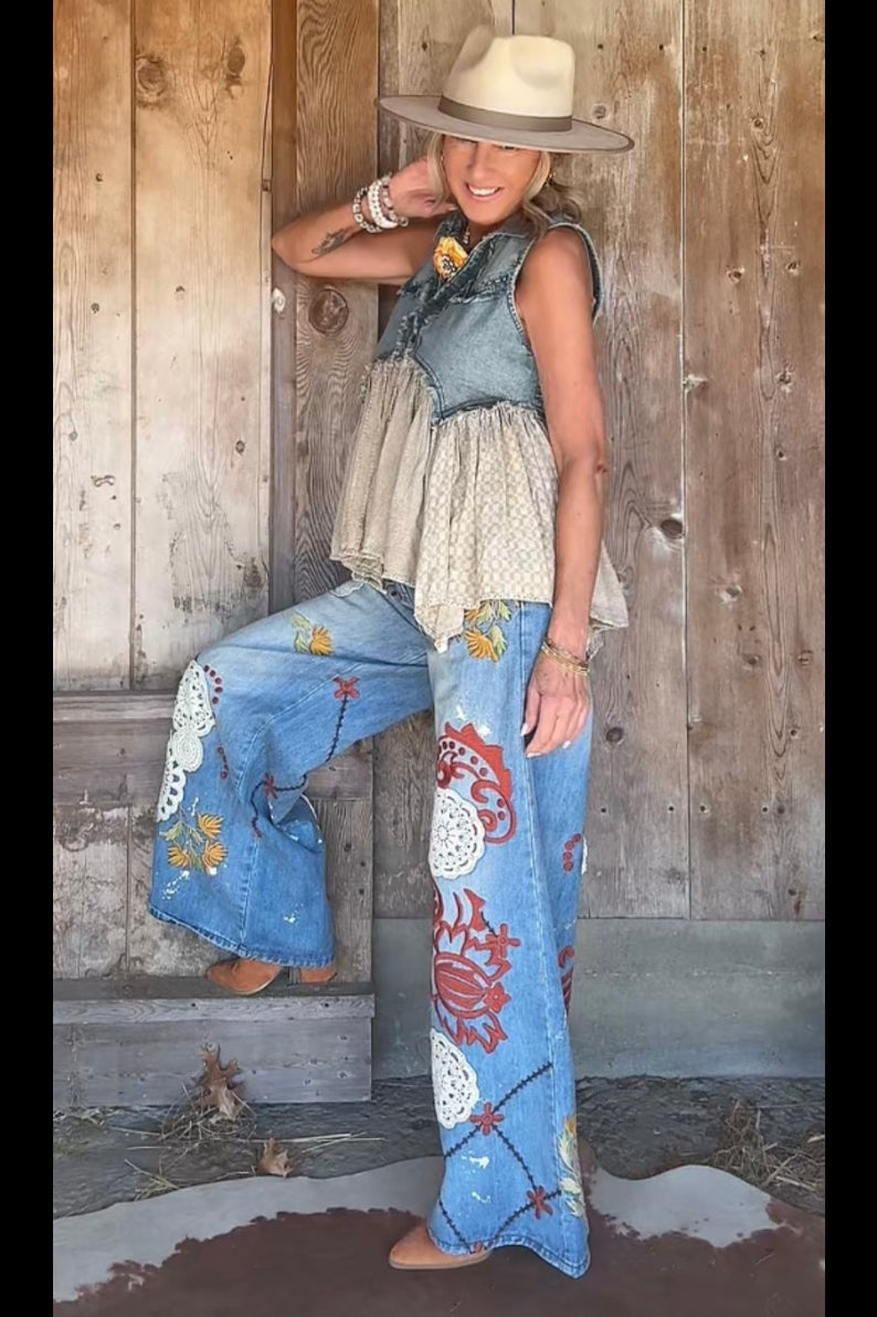 Vintage Garden Jeans