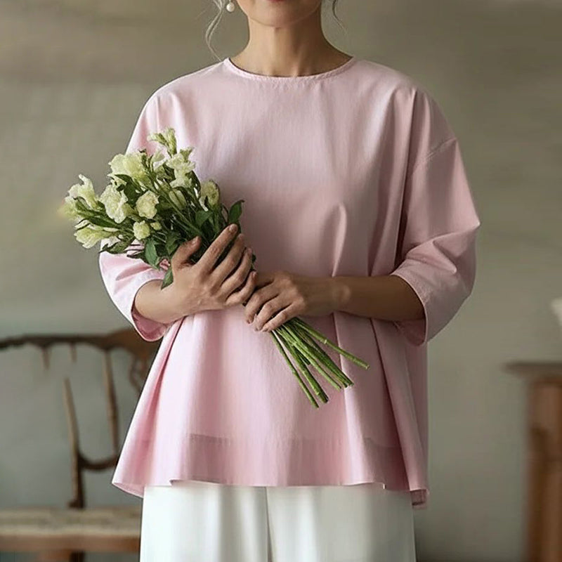 Women's Casual Shirt Linen Blend Tops
