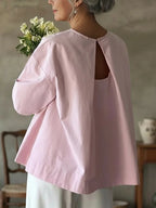 Women's Casual Shirt Linen Blend Tops