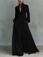 Elegant Romantic Vacation Maxi Dress